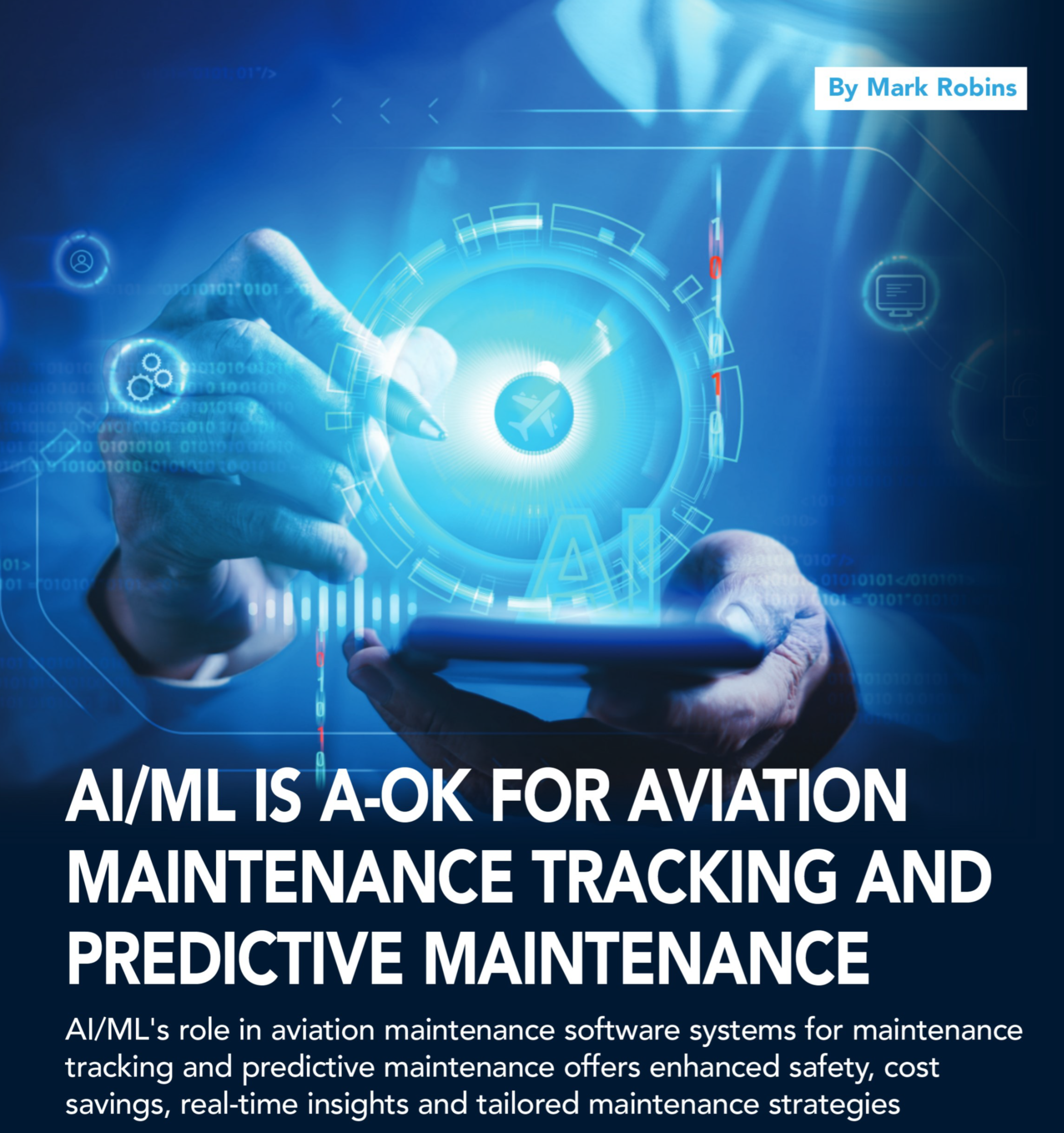 AI/ML is A-OK for Aviation Maintenance Tracking & Predictive Maintenance